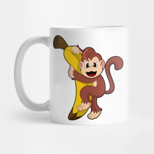 Monkey with Banana Mug